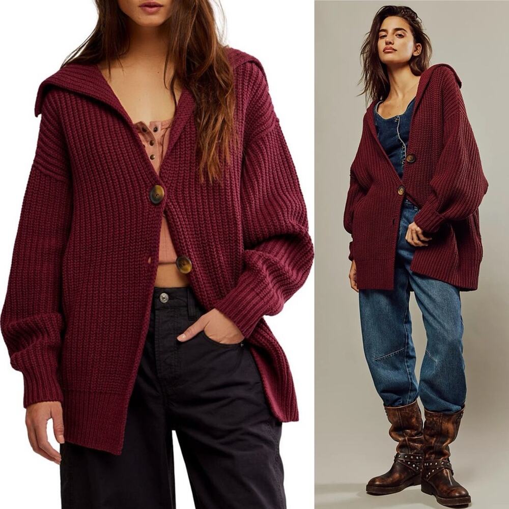 Free People Swim Too Deep Cardi M